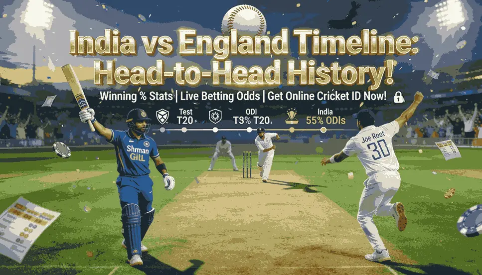 India National Cricket Team vs England Cricket Team Timeline: Complete Head-to-Head Match History