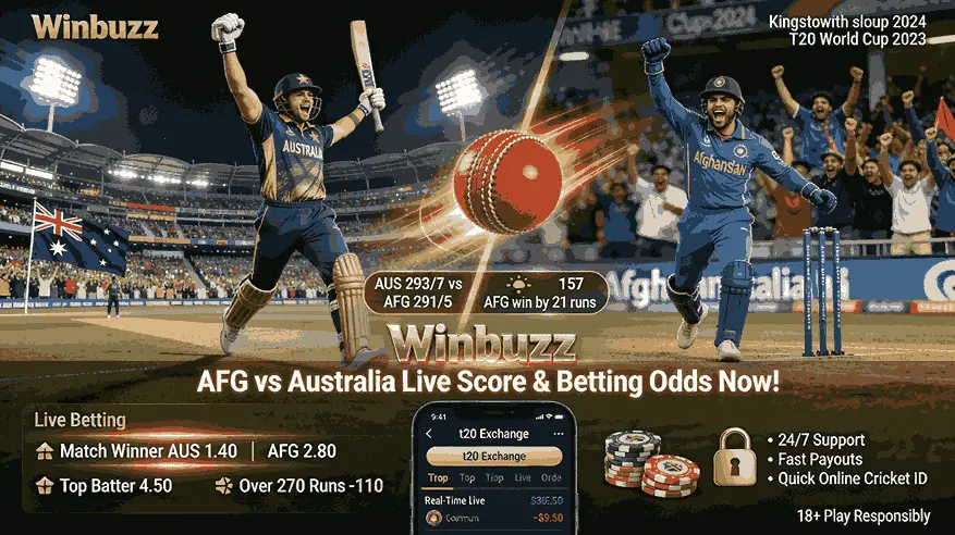 AFG vs Australia Live Score, Match Updates & Full Highlights