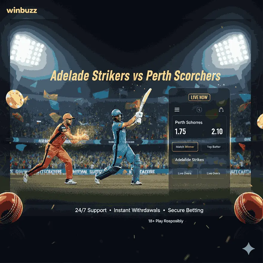 Adelaide Strikers vs Perth Scorchers: BBL Power Clash Today – Live Score & Insights