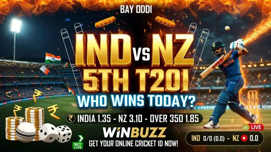 India vs New Zealand 5th T20I