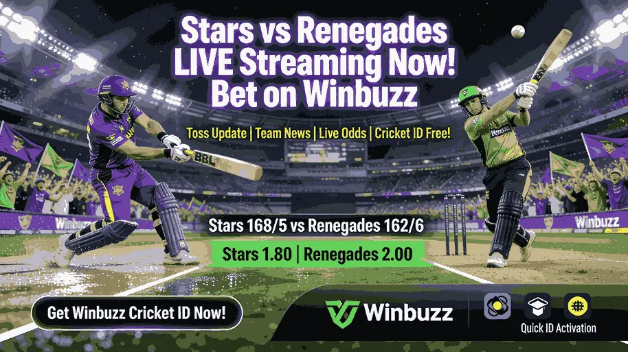 Melbourne Stars vs Melbourne Renegades Live Streaming, Toss & Team News