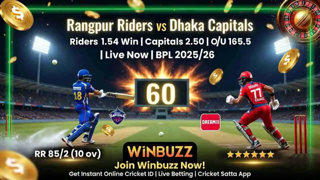 Rangpur Riders vs Dhaka Capitals