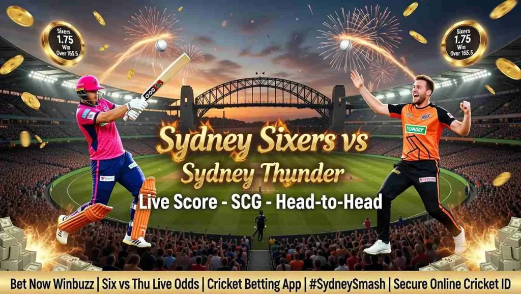 Sydney Sixers vs Sydney Thunder Live Score, Match Time, SCG Venue & Head-to-Head