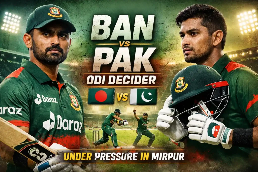 BAN vs PAK ODI Decider