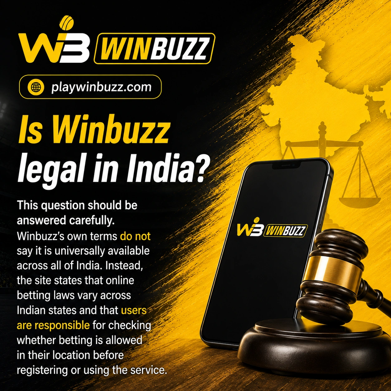 Is Winbuzz legal in India