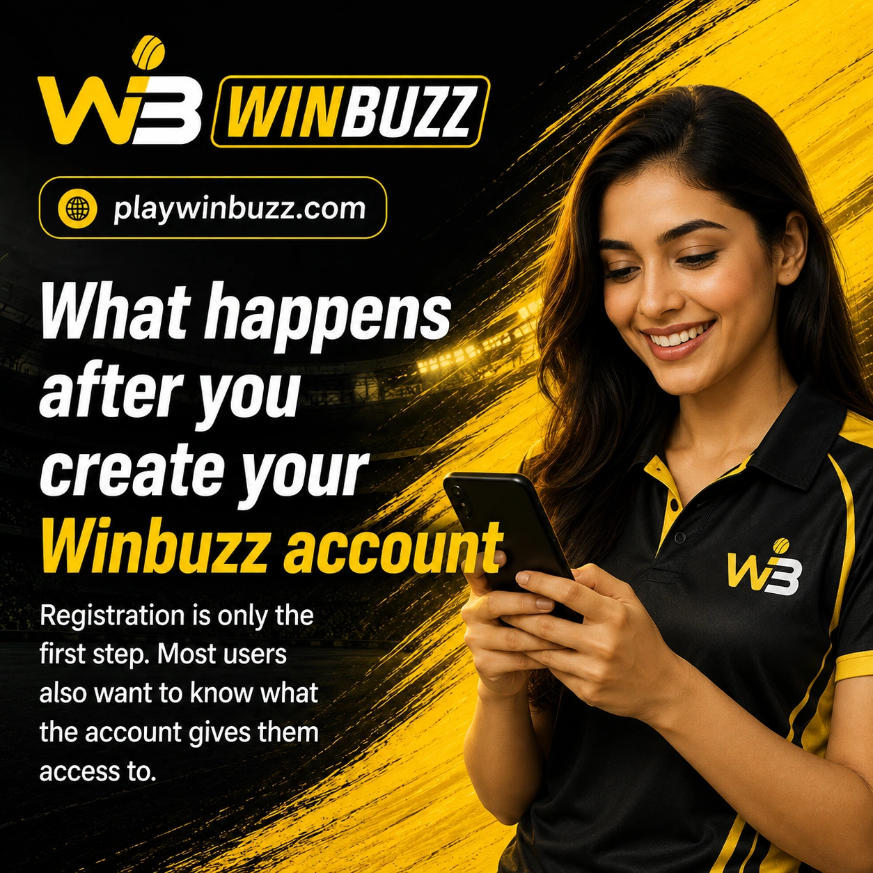 What happens after you create your Winbuzz account