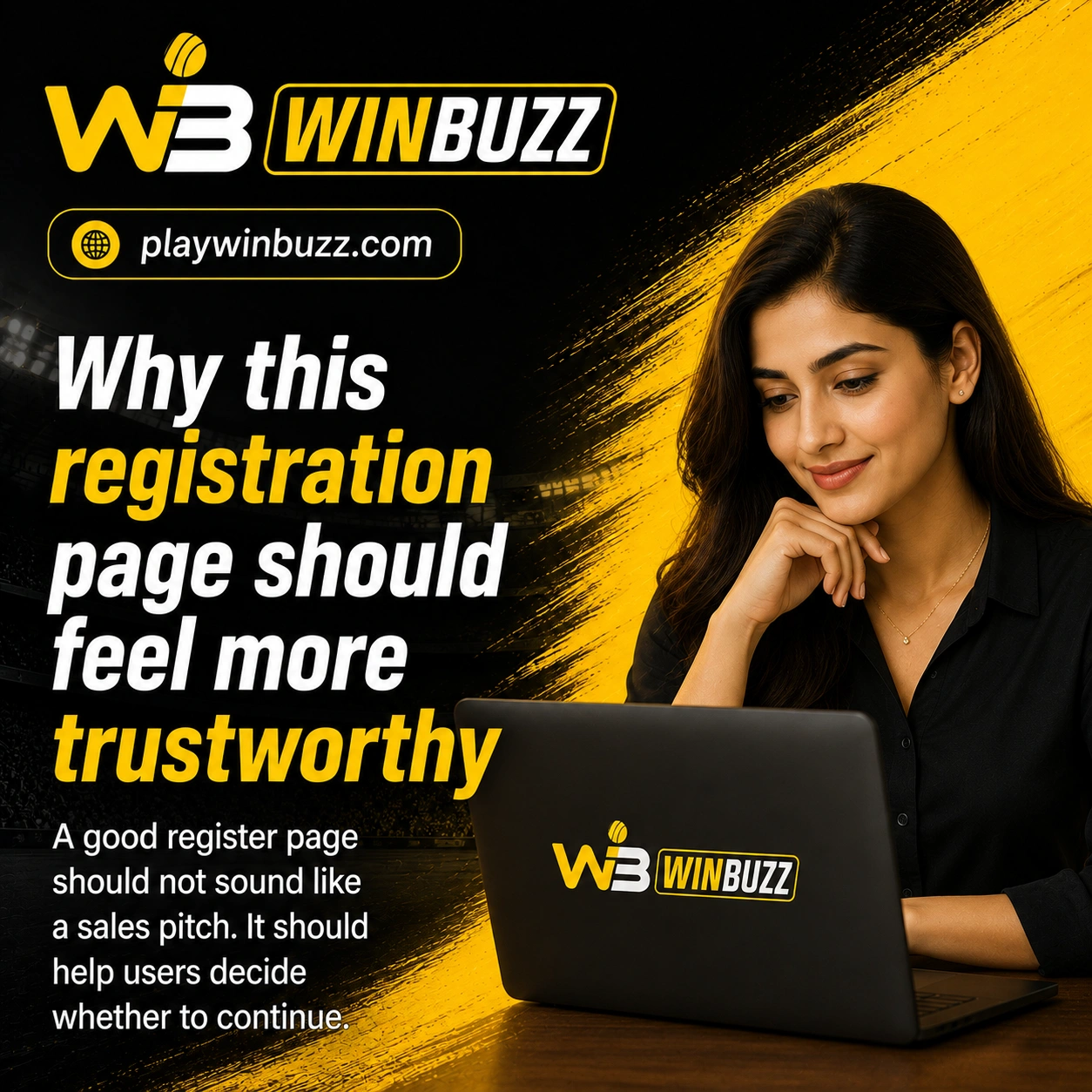 Why this registration page should feel more trustworthy